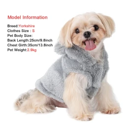 Cozy Hooded Plush Jacket for Pets