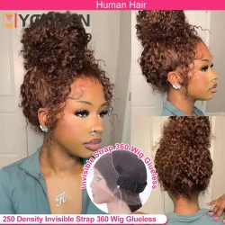 Invisi Strap 360 Full HD Lace Wig Chocolate Brown