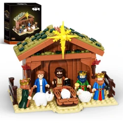 JAKI Christmas Nativity Scene Building Blocks Set