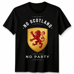 Scotland No Party Unisex Football T Shirt