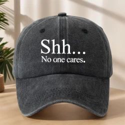 Vintage Style No One Cares Baseball Cap