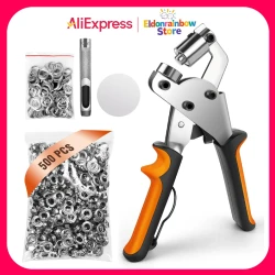 Manual Grommet Tool Kit with 500 Magnetic Grommets