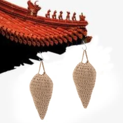 Crochet Wasp Nest Deterrent Hanging Outdoor Decor