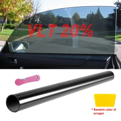 Black Window Tint Film Roll 50cmx300cm for Cars