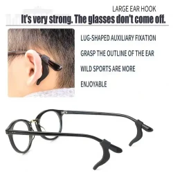 Comfortable Silicone Anti Slip Glasses Ear Clips