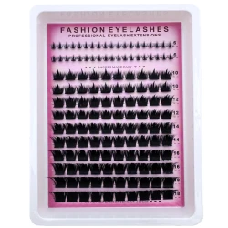 Pointed Tip Mink Lash Clusters for DIY Extensions