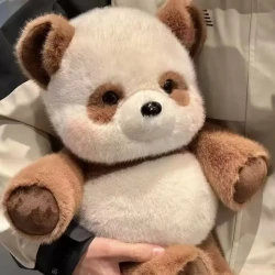 Realistic 17 Inch Panda Stuffed Animal Toy