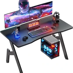 Sturdy Gaming Desk for Home Office and PC Gaming
