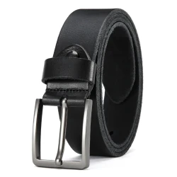 Luxury Genuine Leather Automatic Buckle Men's Belt