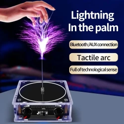 Bluetooth AUX Music Box with Interactive Lightning Show