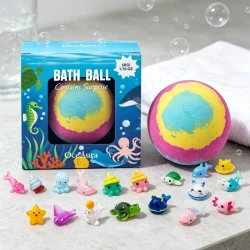 OceAura Ocean Toy Bath Salt Ball for Kids