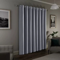 Linen Textured Blackout Curtains for Home