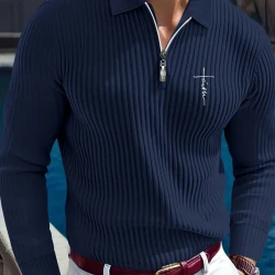 Premium Long Sleeve Polo Shirt for Men
