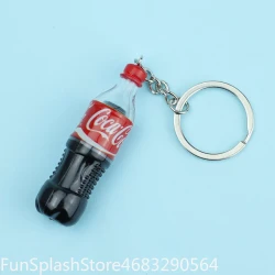 Creative Mini Beverage Bottle Keychain Unisex Gift