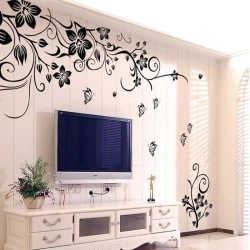 Romantic Flower Wall Art Decal 3D Home Decor