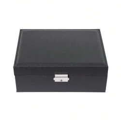 Double Layer Jewelry Organizer Travel Box