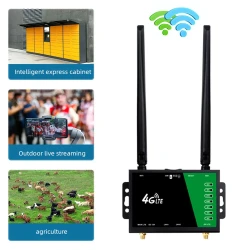 4G LTE WiFi Router with SIM Card Slot and Antennas