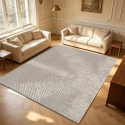 Contemporary Geometric Diagonal Line Area Rug