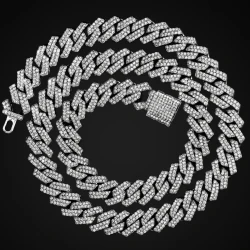 20 Inch Double Drain Cuban Chain Necklace Jewelry