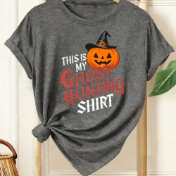 Plus Size Women's Short Sleeve Ghost Hunting T-Shirt