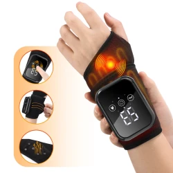 Heated Wrist Brace with Vibration Massage Therapy