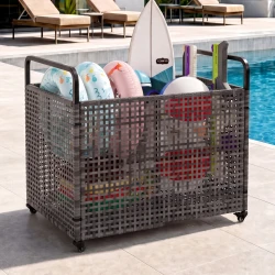 Heavy Duty Outdoor Pool Float Storage Organizer