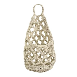 Hand Woven Cotton Rope Storage Plant Basket