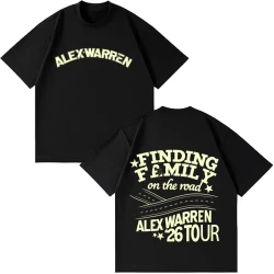 Singer Alex Warren 2026 Tour Cotton T-Shirt