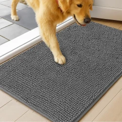 Super Absorbent Microfiber Dog Mat for Clean Floors