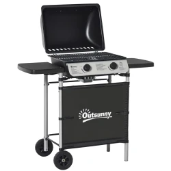 Outsunny 2 Burner Propane Gas Barbecue Grill