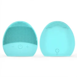 Rechargeable Waterproof Silicone Facial Cleansing Brush Massager