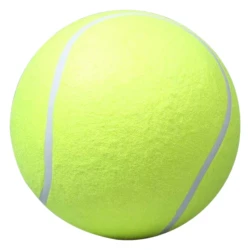 Giant Dog Tennis Ball Chew Toy for Interactive Play