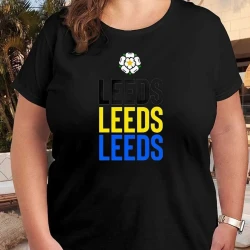 Leeds Football Graphic T Shirt for Women