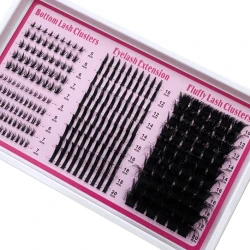 Reusable 4-In-1 Lash Clusters Thick Mink Strips