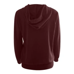 Womens Knitted Striped Hoodie Autumn Winter Warm Jacket