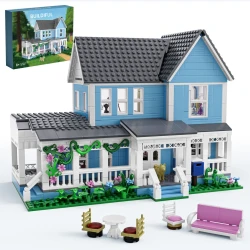Lorelai Blue Palace Building Blocks Set