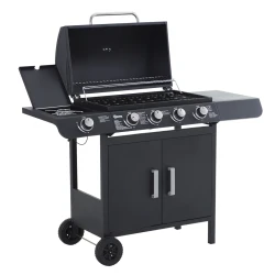 Outsunny Deluxe Stainless Steel 4 Burner Gas Grill