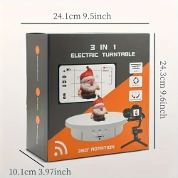 Electric Photography Turntable Remote Controlled Rotating Display