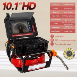 10 Inch 1080P Pipe Inspection Camera with Sonde