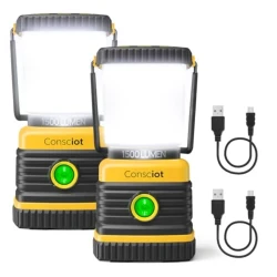 USB C Rechargeable LED Camping Lantern 1500LM