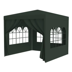Heavy Duty 10x10 ft Outdoor Gazebo Tent with Walls