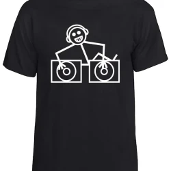 Cotton Cool Style DJ Rave T-Shirt for Men
