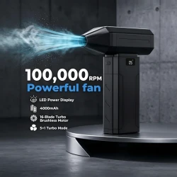 Cordless Turbo Air Duster Fan 100000 RPM