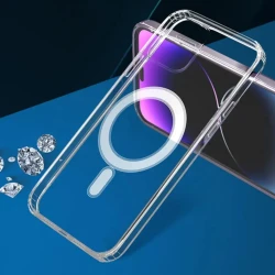 Magnetic Wireless Charging Transparent Acrylic Phone Case