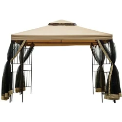 Patio Backyard Double Roof Vented Garden Gazebo