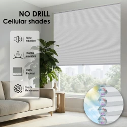 Cordless Blackout Honeycomb Shades Cut to Fit