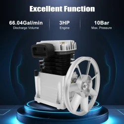 3HP Dual Cylinder Air Compressor Pump Head