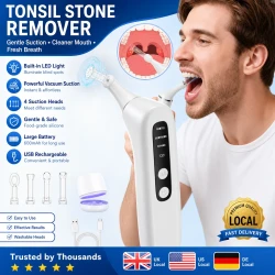 Electric Tonsil Stone Removal Tool with Suction