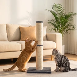 PawHut 80cm Tall Cat Scratching Post with Sisal