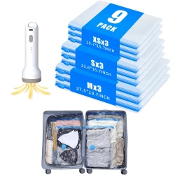 Vacuum Storage Bags with USB Electric Pump Set